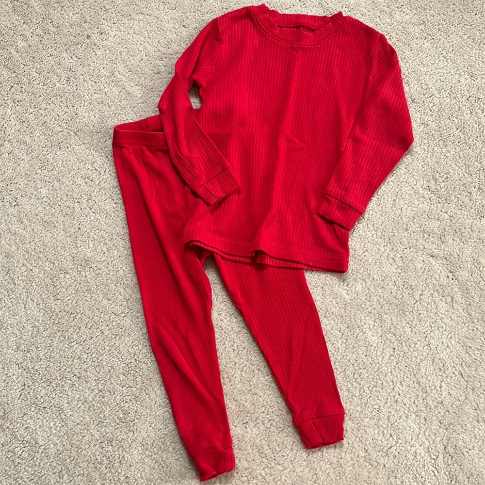 Vaenait Baby Ribbed Pajamas 2T